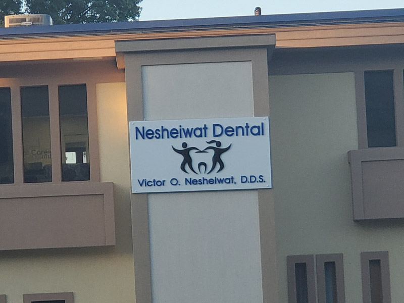 Nesheiwat Dental signage in Poughkeepsie, NY